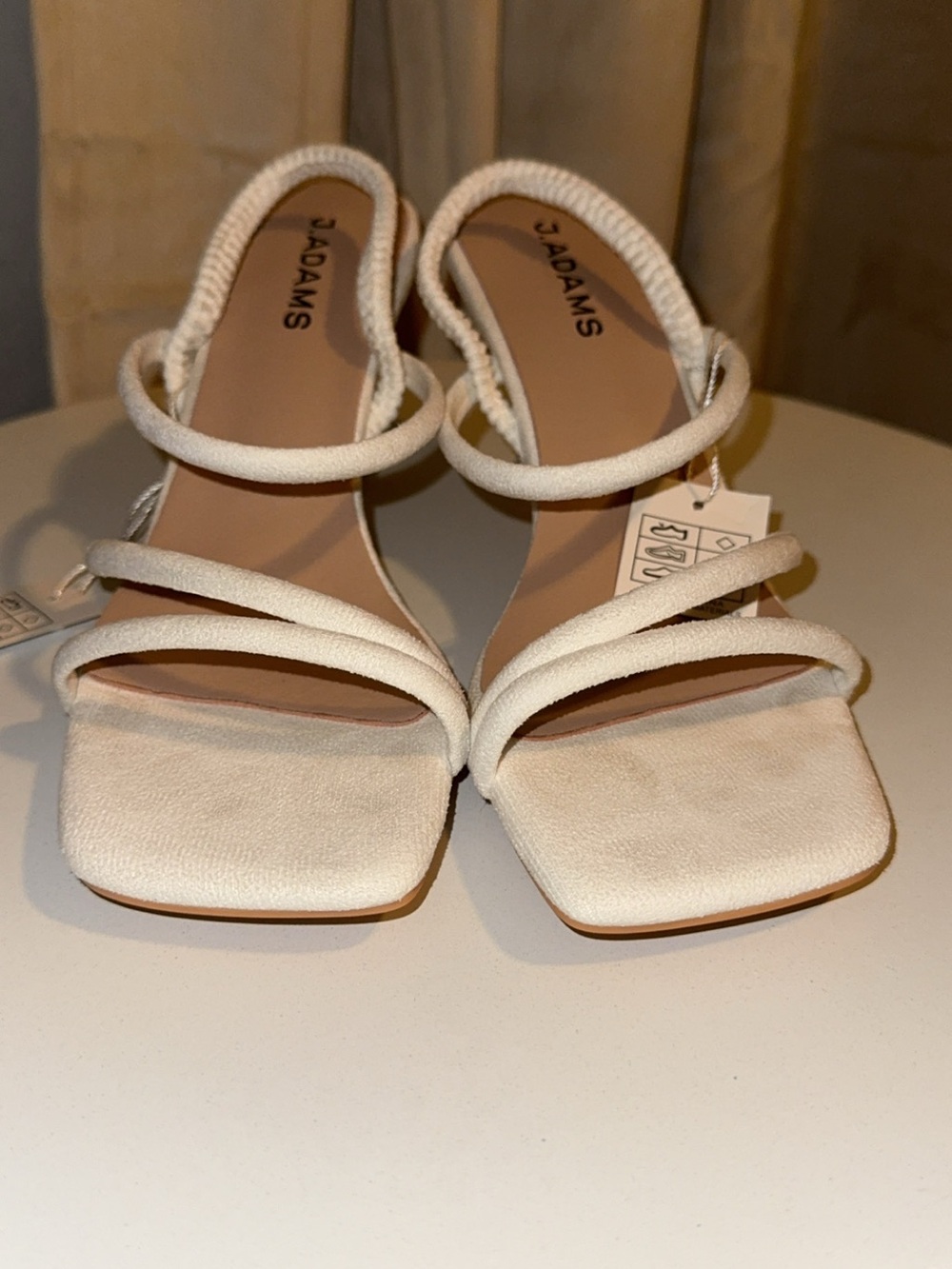 J. Adams Julie Vegan Slip-On Stiletto Sandal